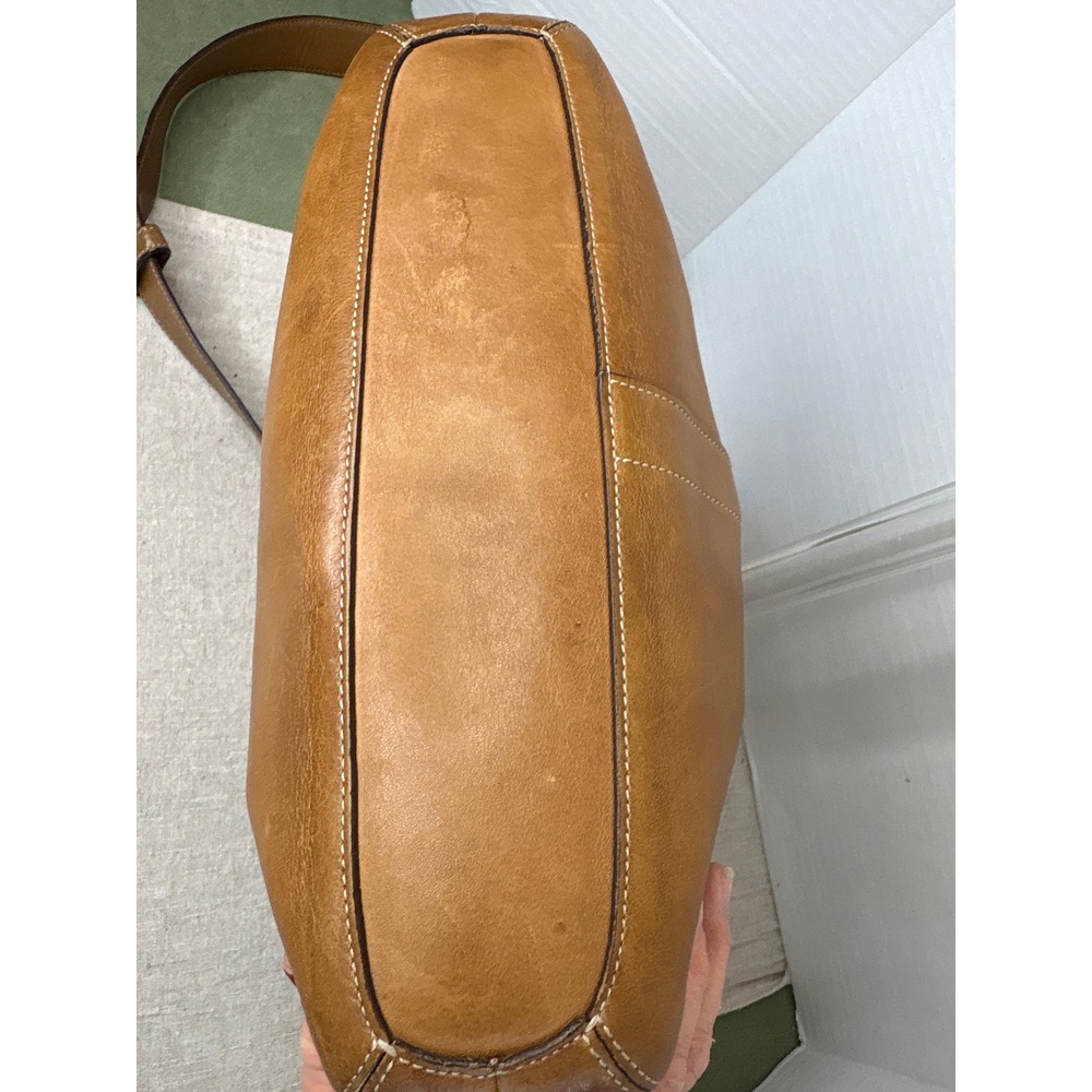Coach Vintage Leather Hobo Bag Brown Burnished Glove Tanned 9325 - Picture 4 of 9